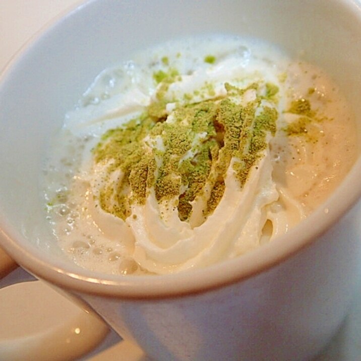 甘酒と生姜入り 和風ホイップカプチーノ♬